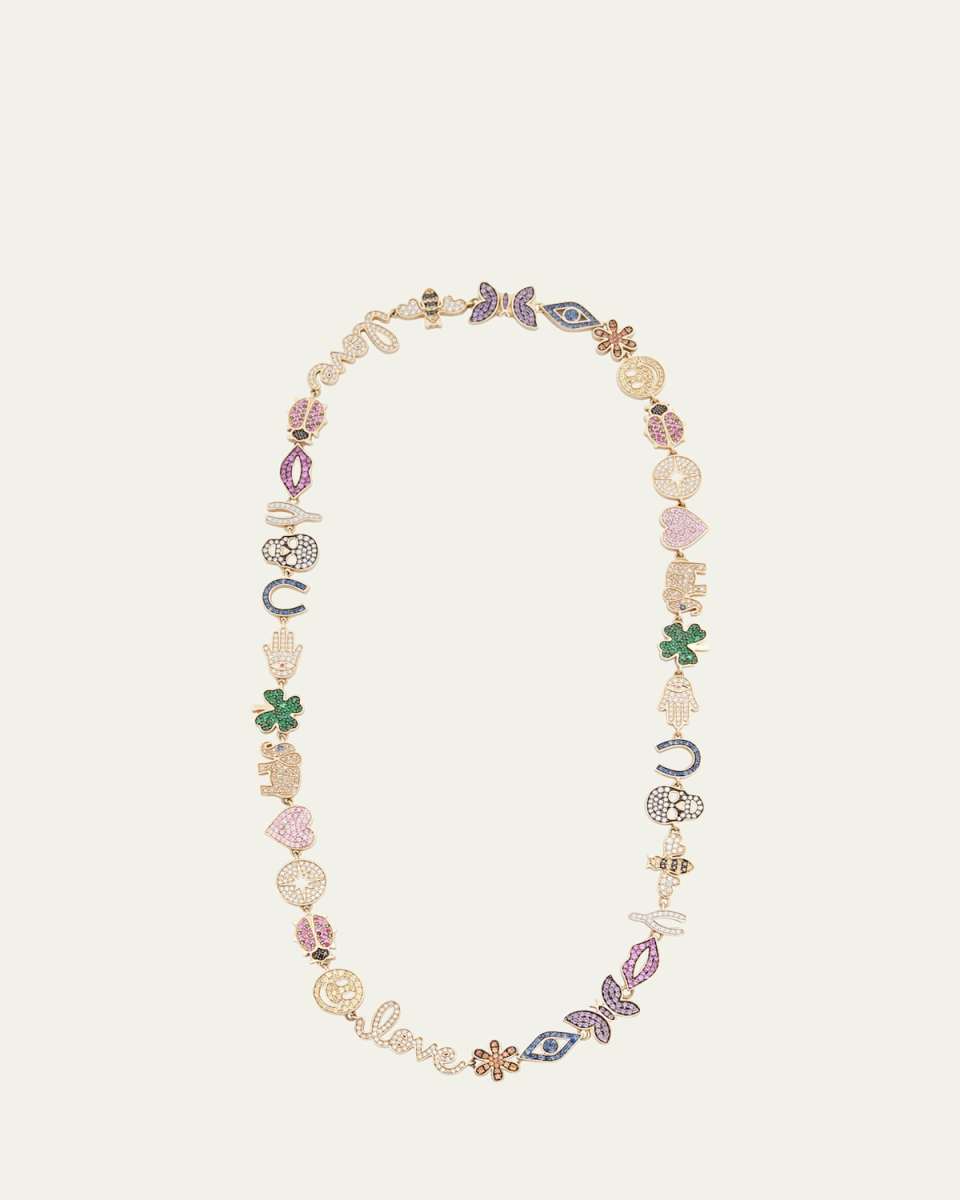 Multicolor Anniversary Icon Necklace